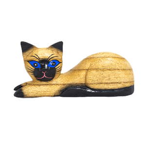 Кошка Голубые глазки 20 см Грация сиамская албезия
