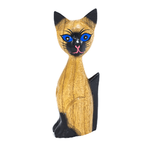 Кошка Голубые глазки 20 см Гордость сиамская албезия