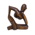 Фигурка Абстракция Примитив 13х15 см Задумчивый резьба коричневый суар