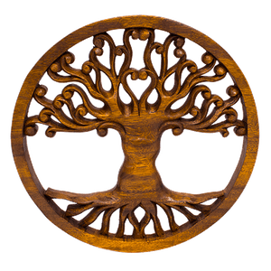 Панно настенное Древо Любви 30 см резьба дерево суар