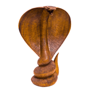 Кобра в стойке 34х50 см резьба коричневая суар