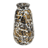 Вазочка Мозаика 17 см в коричневых тонах терракота