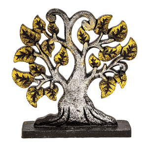 Фигура Вечное древо 22 см античное золото и серебро албезия