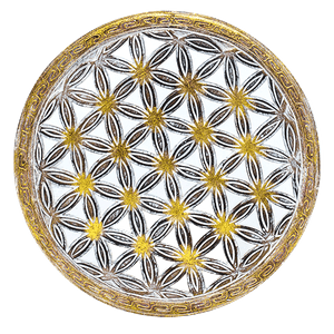 Панно настенное Цветок Жизни 30 см Brown Gold сакральная геометрия