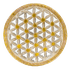 Панно настенное Цветок Жизни 30 см White Gold сакральная геометрия