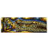 Картина маслом Будда Нирвана 90х30 см в огненно-синих тонах объемные мазки