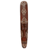 Маска настенная Тотем 100 см растительный орнамент ромбы красно-коричневая албезия