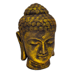 Голова Будды 20х36 см античное золото