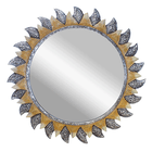 Зеркало Солнце Тасмания 60 см античное серебро