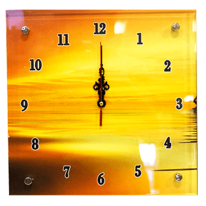 Часы 28х28 Закат и море бесшумный механизм