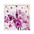 Часы Орхидея 28х28 см бесшумный механизм