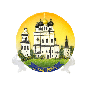 Тарелка декоративная Псков 10 см