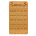 Стенд для талисманов Славянский амулеты Коллекция №1 на 30амулетов 27х48 см
