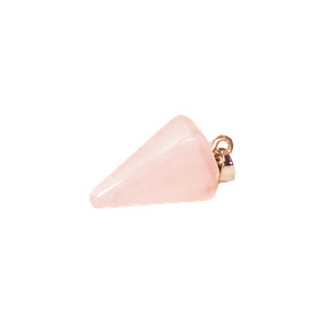 Маятник Кварц розовый 3 см конус