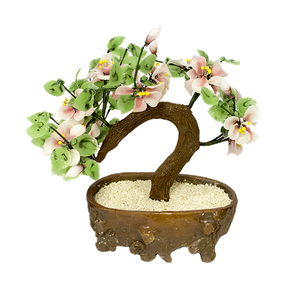 Дерево Чайная роза 44х35 см розовое