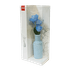 Ароматизатор Букет роз в вазе с аромамаслом Лилия 18 см голубой фактурный
