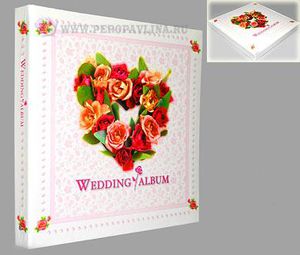 Фотоальбом 40л Свад Розы файлы 33*34*3,5см кар/12