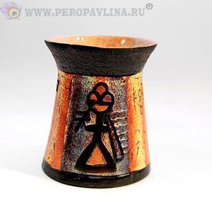 Аромалампа Этника Смайл Оранж 8,5*10см керам/72шт