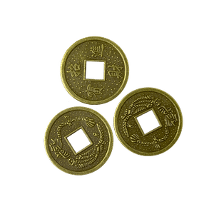 Монеты китайские россыпь диаметр 2 см Набор 100 шт бронза