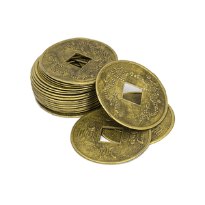 Монеты китайские россыпь диаметр 3 см Набор 20 шт бронза