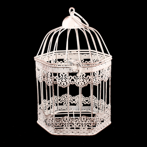 Клетка декоративная Марокко 16х24 см бежевая потертая