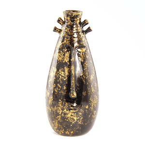 Ваза Лик девы Этно 26 см античное золото