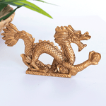 Фигурка Дракон с жемчужиной 13х7 см под бронзу