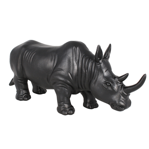 Носорог 50х23 см черный матовый