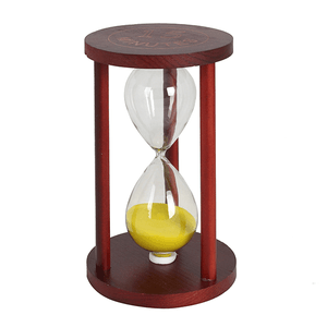 Часы песочные 15 минут 16,5 см желтый песок