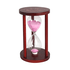 Часы песочные 15 минут 17 см розовый песок