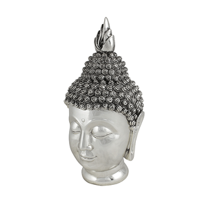 Голова Будды 32 см под серебро