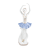 Балерина 29 см бело-голубое платье фарфор