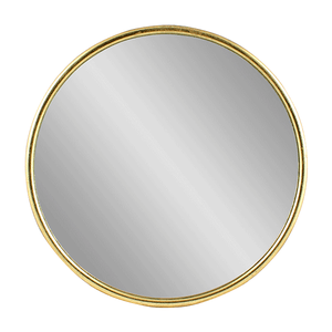 Зеркало круглое 60 см золото металл