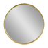 Зеркало круглое 60 см золото металл
