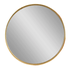 Зеркало круглое 80 см золото металл