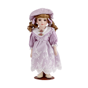 Кукла Мадемуазель 30 см сиреневое платье