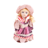 Кукла Девочка 20 см розово-сиреневое платье