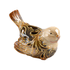 Фигурка Птичка Ажур 13х11 см бежево-коричневый