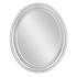 Зеркало овальное Глория 41х50 см серебро