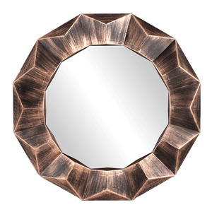 Зеркало настенное Арес 60 см состаренная бронза