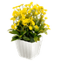 Букет декоративный Полевые цветы 20 см желтый