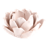 Подсвечник Лотос 11х6 см бледно-розовый