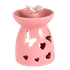 Аромалампа резная Бабочка 11 см некондиция розовая