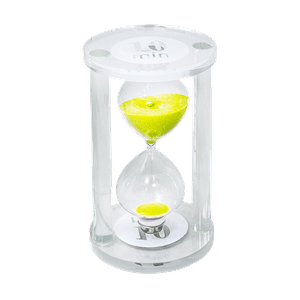 Часы песочные 10 минут 15 см желтый песок