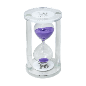 Часы песочные 10 минут 15 см фиолетовый песок