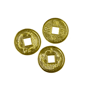 Монеты китайские россыпь диаметр 2 см Набор 1000 шт под золото