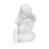Фигурка Ангелочек на сердце Философ 8 см белый