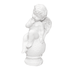 Фигурка Ангелочек на шаре Философ 11 см белый