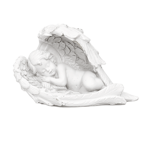 Фигурка Ангелочек в крыле Сладкие сны 9 см на правом крыле белый