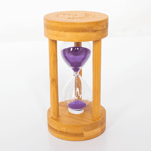 Часы песочные ± 3 минуты 11 см фиолетовый песок